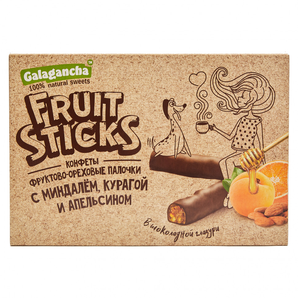  Берестов КРАФТ Fruit Stiсks с курагой и миндалем, 175г   в Екатеринбурге