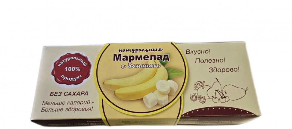  Мармелад натуральный "Банан" 140г  в Екатеринбурге