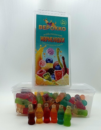  Жевательный мармелад Бутылочки МИКС, 250г      в Екатеринбурге