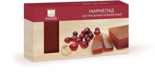  Мармелад пластовый 210г клюквенный в Екатеринбурге