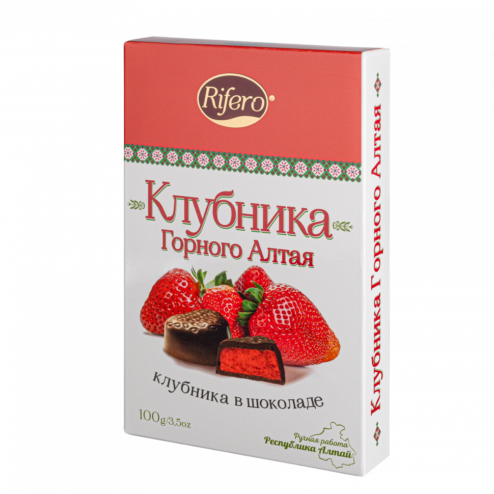  Риф и ко Конфеты "КЛУБНИКА Горного Алтая" 100г        в Екатеринбурге