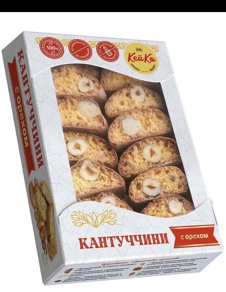  Кей Ко Кантуччини с орехом, 200г    в Екатеринбурге