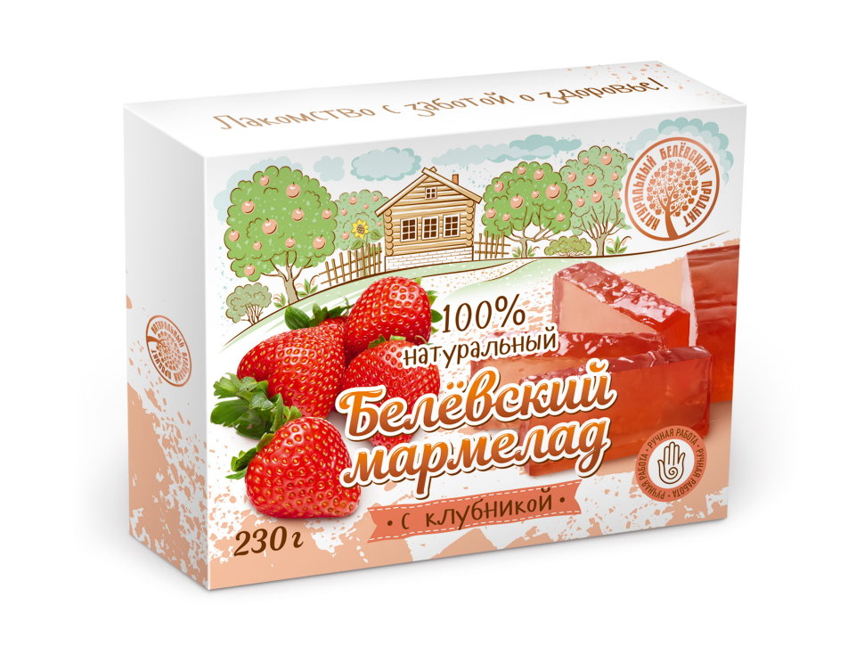  Мармелад белевский "Клубника" 230г в Екатеринбурге