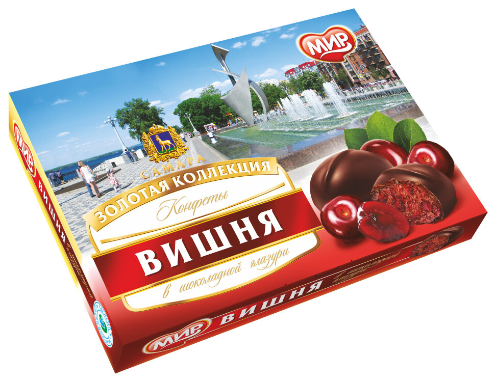  КФ МИР Вишня в шоколадной глазури 160г в Екатеринбурге